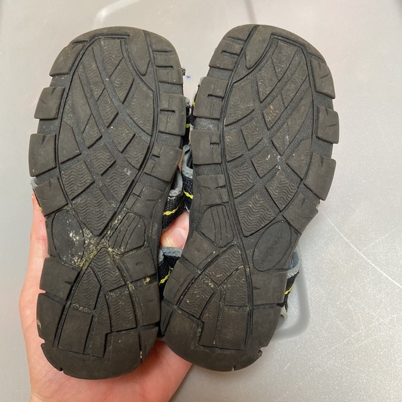 Eddie Bauer bump toe sandals grey and black size 8 - Picture 11 of 12